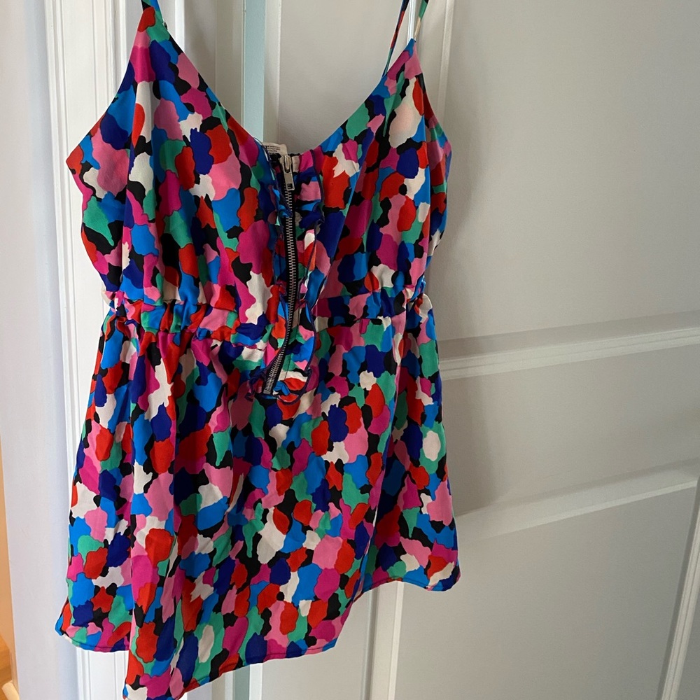 Lily White multicolor tank top size L